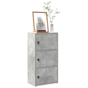 Vidaxl boekenkast 40x24x77 cm bewerkt hout betongrijs