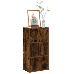 Vidaxl boekenkast 40x24x77 cm bewerkt hout gerookt eikenkleurig