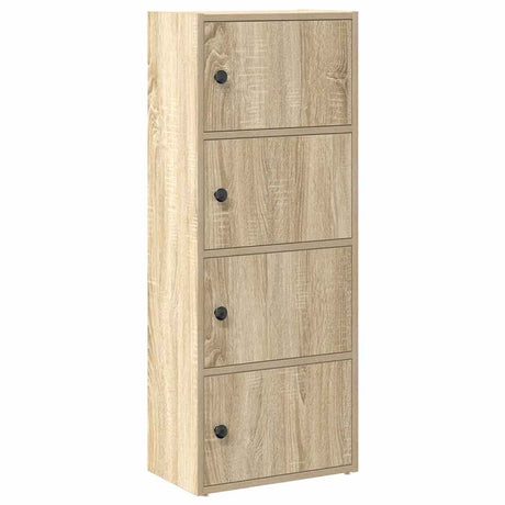 Vidaxl boekenkast 40x24x102 cm bewerkt hout sonoma eikenkleurig