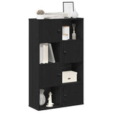 Vidaxl boekenkast 60x24x101,5 cm bewerkt hout zwart eikenkleurig