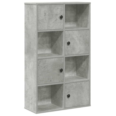 Vidaxl boekenkast 60x24x101,5 cm bewerkt hout betongrijs