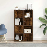 Vidaxl boekenkast 60x24x101,5 cm bewerkt hout gerookt eikenkleurig