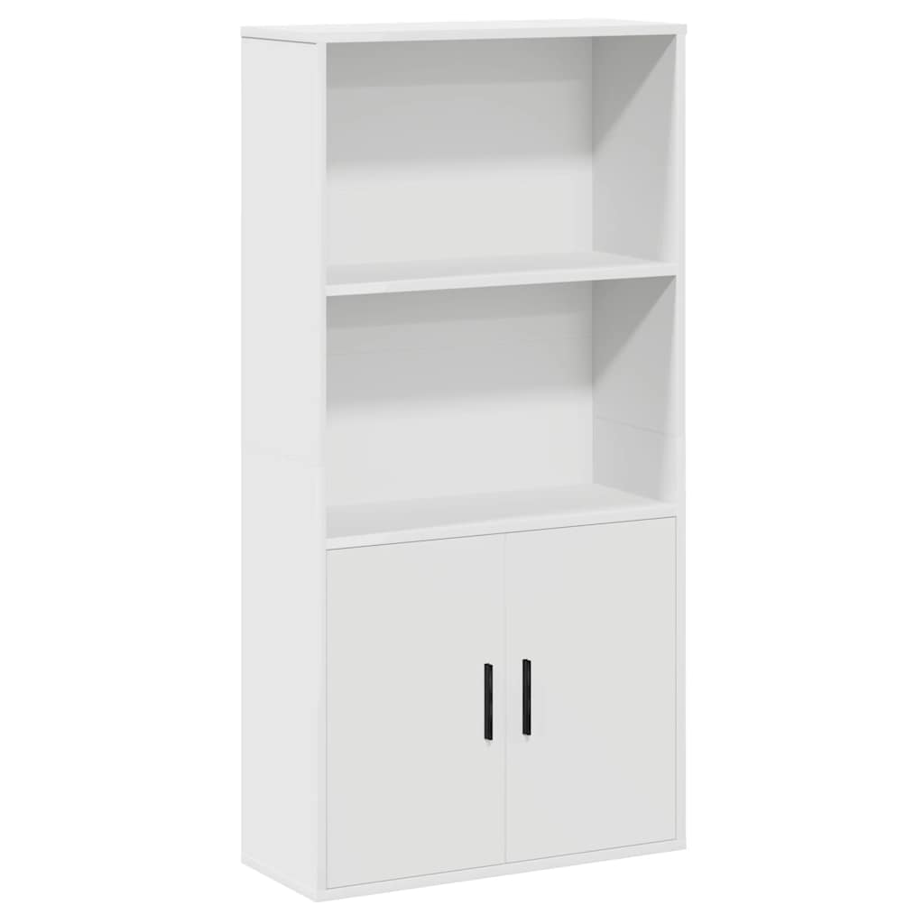 Vidaxl boekenkast 60x24x120 cm bewerkt hout wit