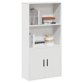 Vidaxl boekenkast 60x24x120 cm bewerkt hout wit