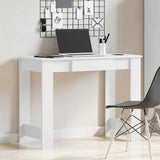 Vidaxl bureau 100x45x75 cm bewerkt hout wit