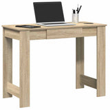 Vidaxl bureau 100x45x75 cm bewerkt hout sonoma eikenkleurig