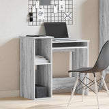 Vidaxl bureau met schappen 84x40x78 cm bewerkt hout grijs sonoma