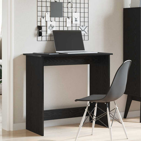 Vidaxl bureau 80x40x75 cm bewerkt hout zwart