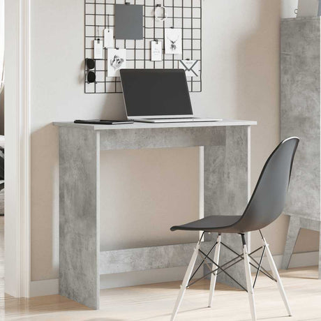 Vidaxl bureau 80x40x75 cm bewerkt hout betongrijs