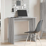 Vidaxl bureau 80x40x75 cm bewerkt hout grijs sonoma eikenkleurig