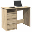 Vidaxl bureau 102x50x75 cm bewerkt hout sonoma eikenkleurig