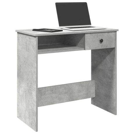 Vidaxl bureau 80x40x75 cm bewerkt hout betongrijs