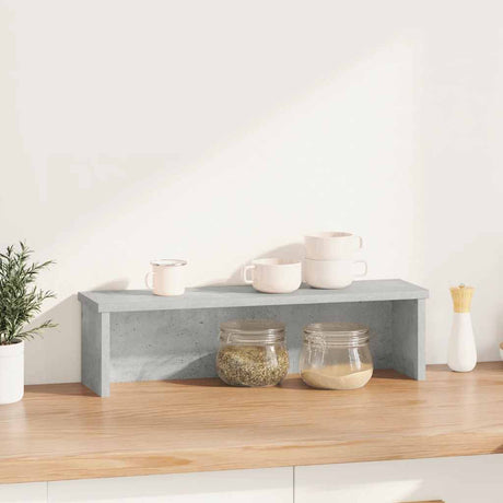 Vidaxx Küchenregal stapelbar 50x15x16 cm Holzwerkstoff Betongrau