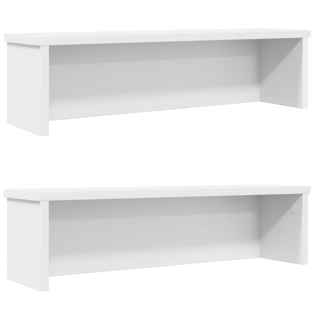 Vidaxx Küchenregale stapelbar 2 Stück 60x15x16 cm weiß