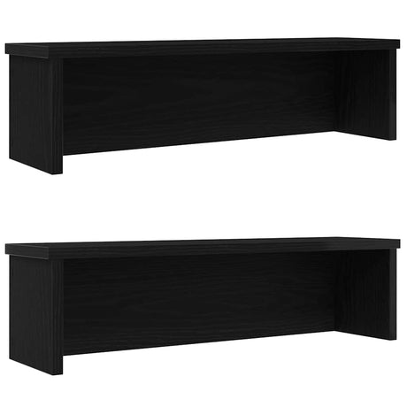 Vidaxx Küchenregale stapelbar 2 Stück 60x15x16 cm schwarz