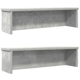 Vidaxx Küchenregale stapelbar 2 Stück 60x15x16 cm betongrau