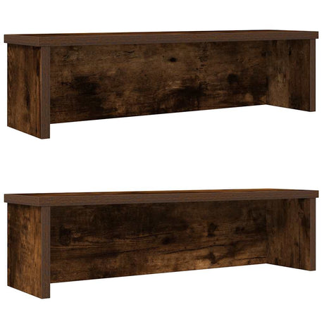 Vidaxx Küchenregale stapelbar 2 Stück 60x15x16 cm Räuchereiche