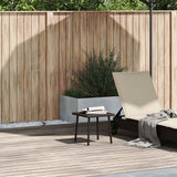 Vidaxl tuin salontafel rechthoekig 40x40x37 cm poly rattan bruin