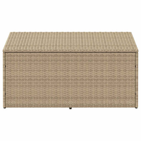 Vidaxl tuinbox beige 110x50x58 cm poly rattan