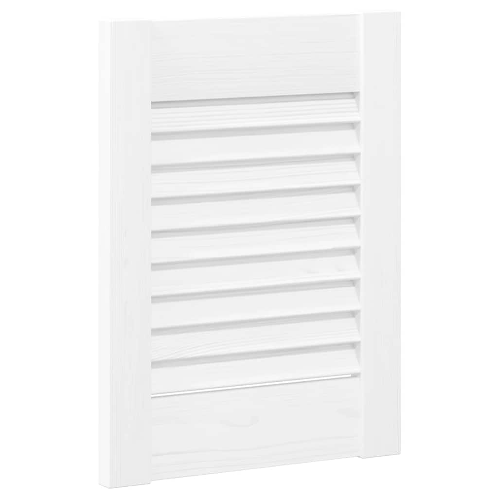 Vidaxl kastdeur louvre design 39,5x29,5 cm wit