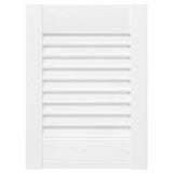 Vidaxl kastdeur louvre design 39,5x29,5 cm wit