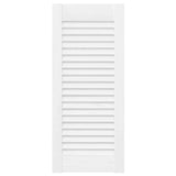 Vidaxl kastdeur louvre design 61,5x29,5 cm wit