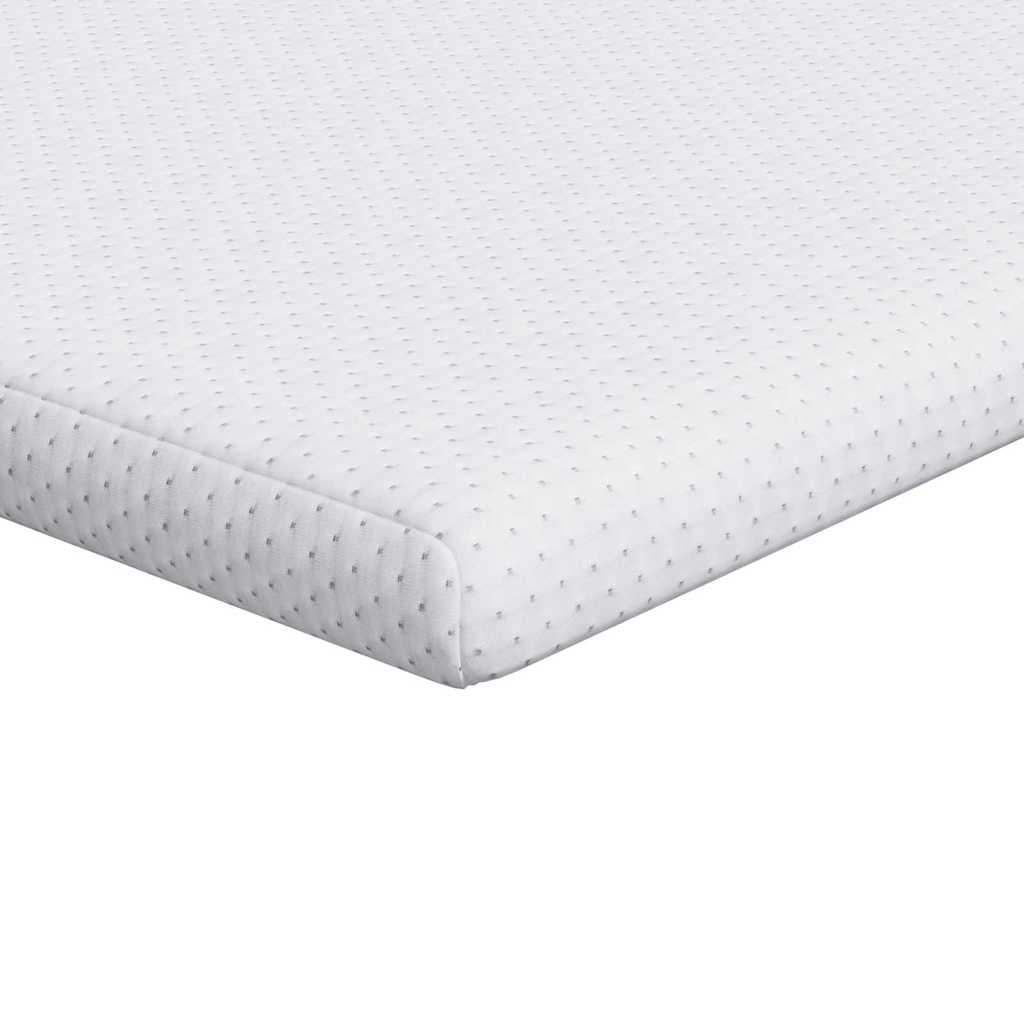 Vidaxl matrastopper wit 100 x 200 cm jacquard stof