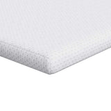 Vidaxl matrastopper wit 100 x 200 cm jacquard stof