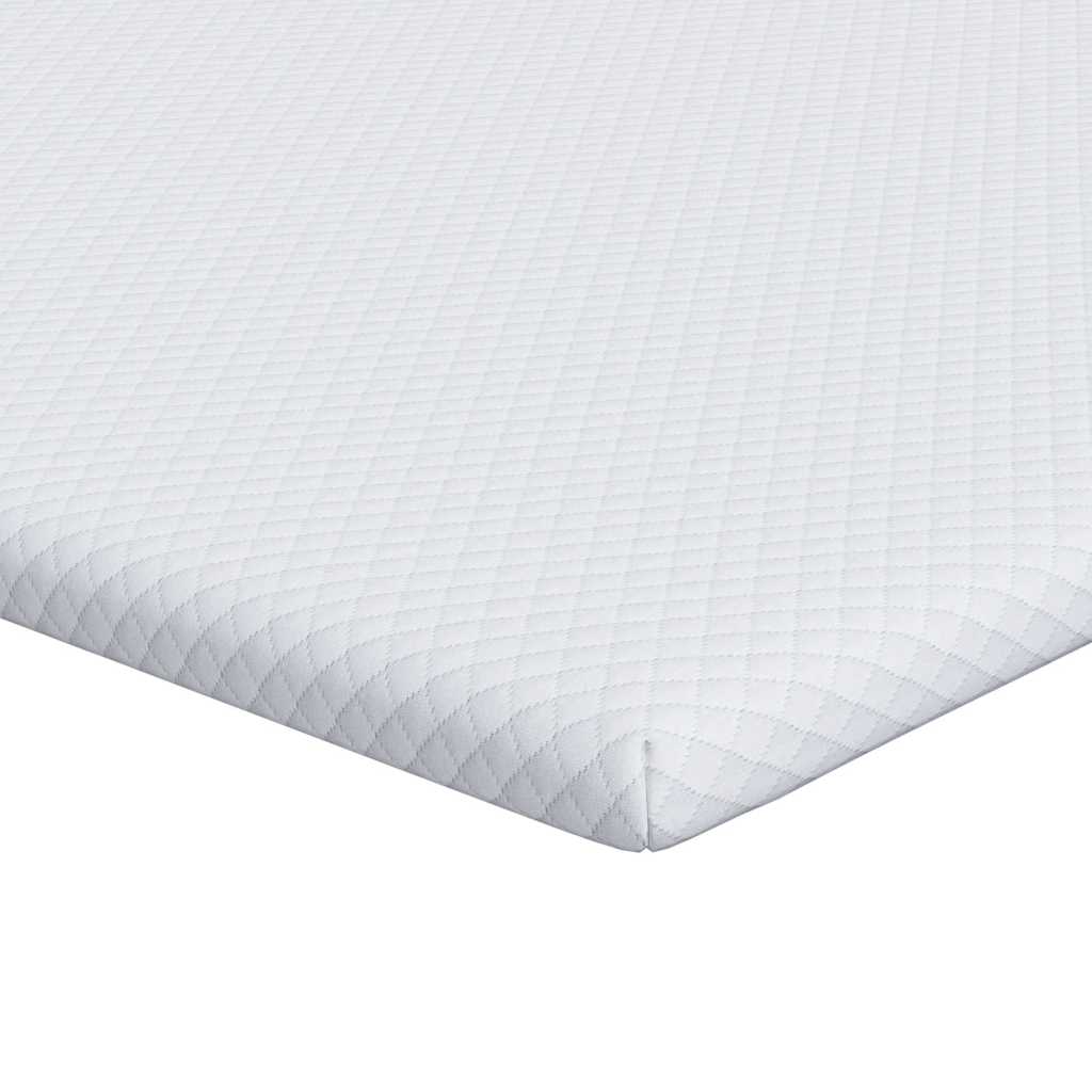 Vidaxl matrastopper wit 180 x 200 cm jacquard stof