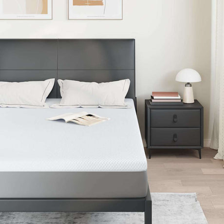 Vidaxl traagschuimmatras topper 140 x 190 cm thick stof-100% polyester