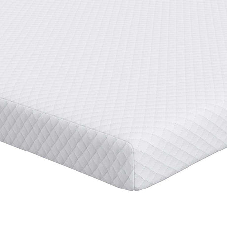Vidaxl matrastopper wit 120 x 200 cm jacquard stof