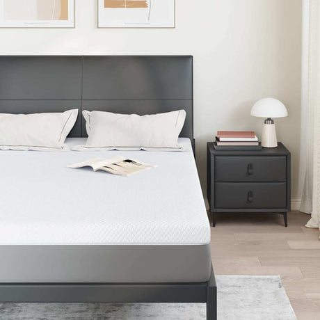 Vidaxl traagschuimmatras topper 140 x 190 cm thick stof-100% polyester