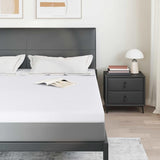 Vidaxl traagschuimmatras topper 180 x 200 cm thick stof-100% polyester