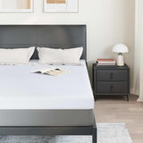 Vidaxl traagschuimmatras topper 140 x 200 cm thick stof-100% polyester