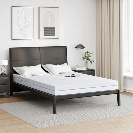 Vidaxl matras medium stevig 140 x 190 cm wit
