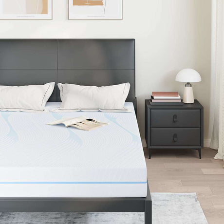 Vidaxl matras medium stevig 140 x 200 cm wit