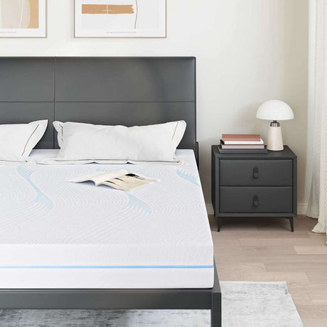Vidaxl matras medium stevig 200 x 200 cm wit