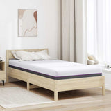 Vidaxl traagschuimmatras medium 120 x 200 cm wit en grijs