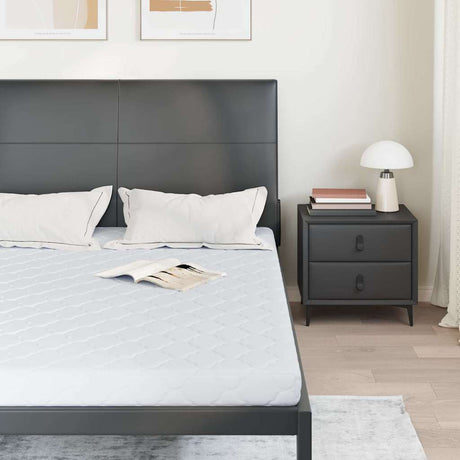 Vidaxl matras wit 140 x 200 cm jacquard stof