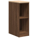 Vidaxl garagekast 30x51x85 cm massief grenenhout bruin eikenkleurig