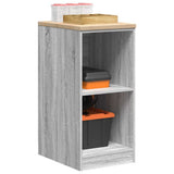 Vidaxl garagekast 40x51x85 cm massief grenenhout grijs sonoma