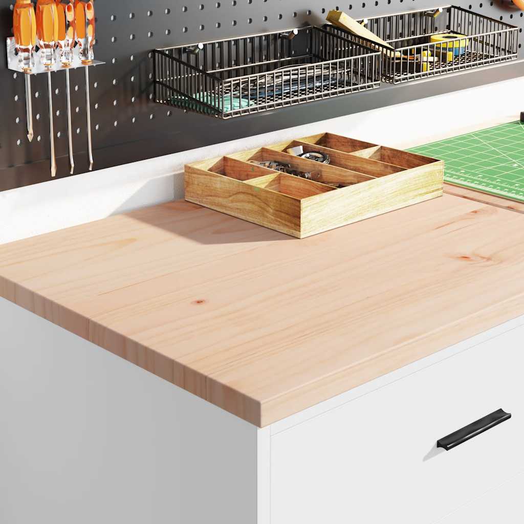 Vidaxl garagekast 60x51x85 cm massief grenenhout wit
