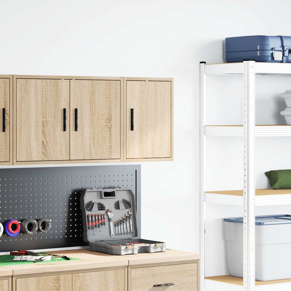 Vidaxl garagewandkast sonoma bewerkt hout eikenkleurig