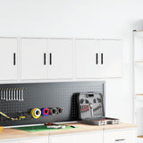 Vidaxl garagewandkasten 2 st spaanplaat wit