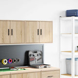 Vidaxl garagewandkast sonoma bewerkt hout eikenkleurig