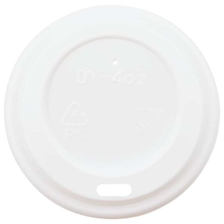 Vidaxl papieren koffiekopjes met deksel 1000 st 4oz 100 ml