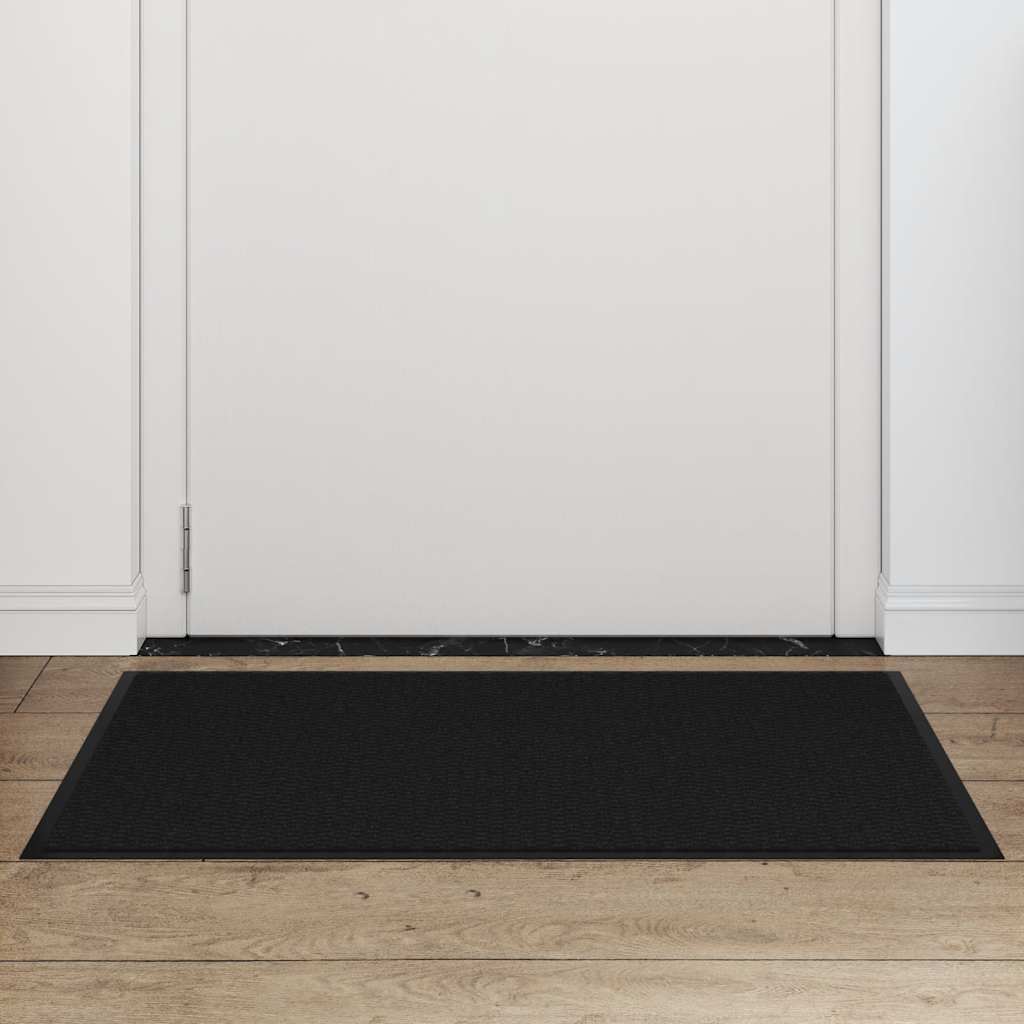 Vidaxl deurmat 60x90 cm zwart