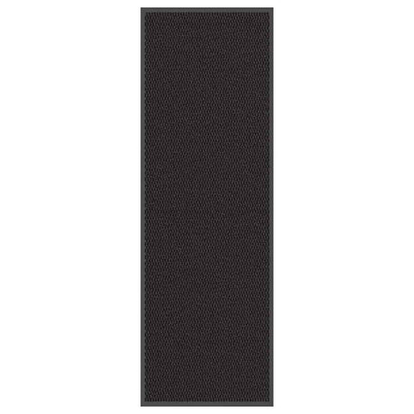 Vidaxl deurmat 60x180 cm zwart