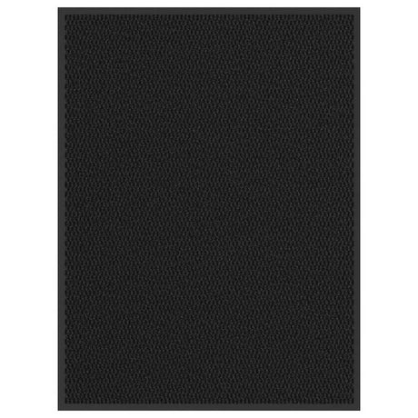Vidaxl deurmat 90x120 cm zwart