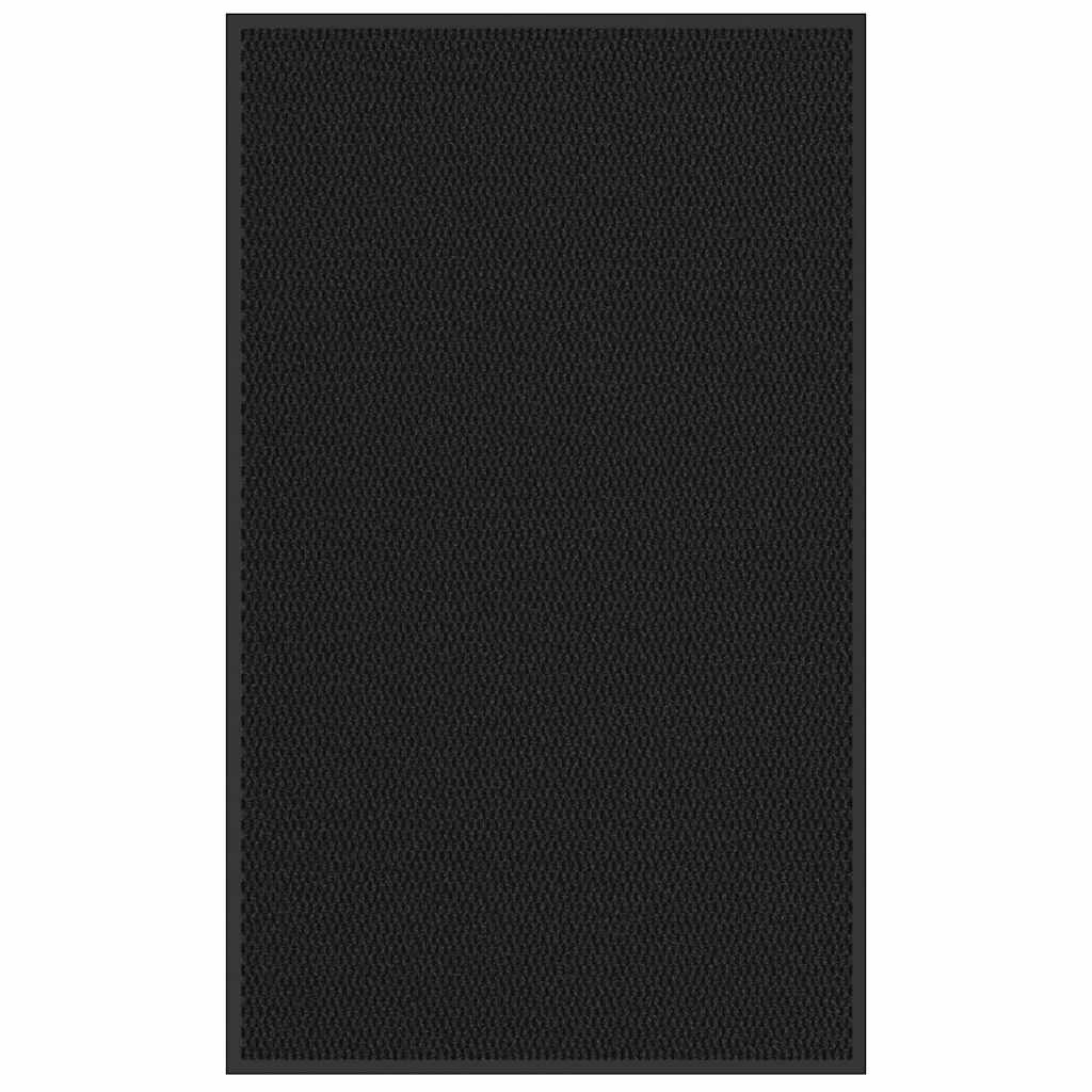Vidaxl deurmat 90x150 cm zwart